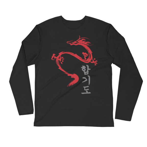 black and red dragon shirt